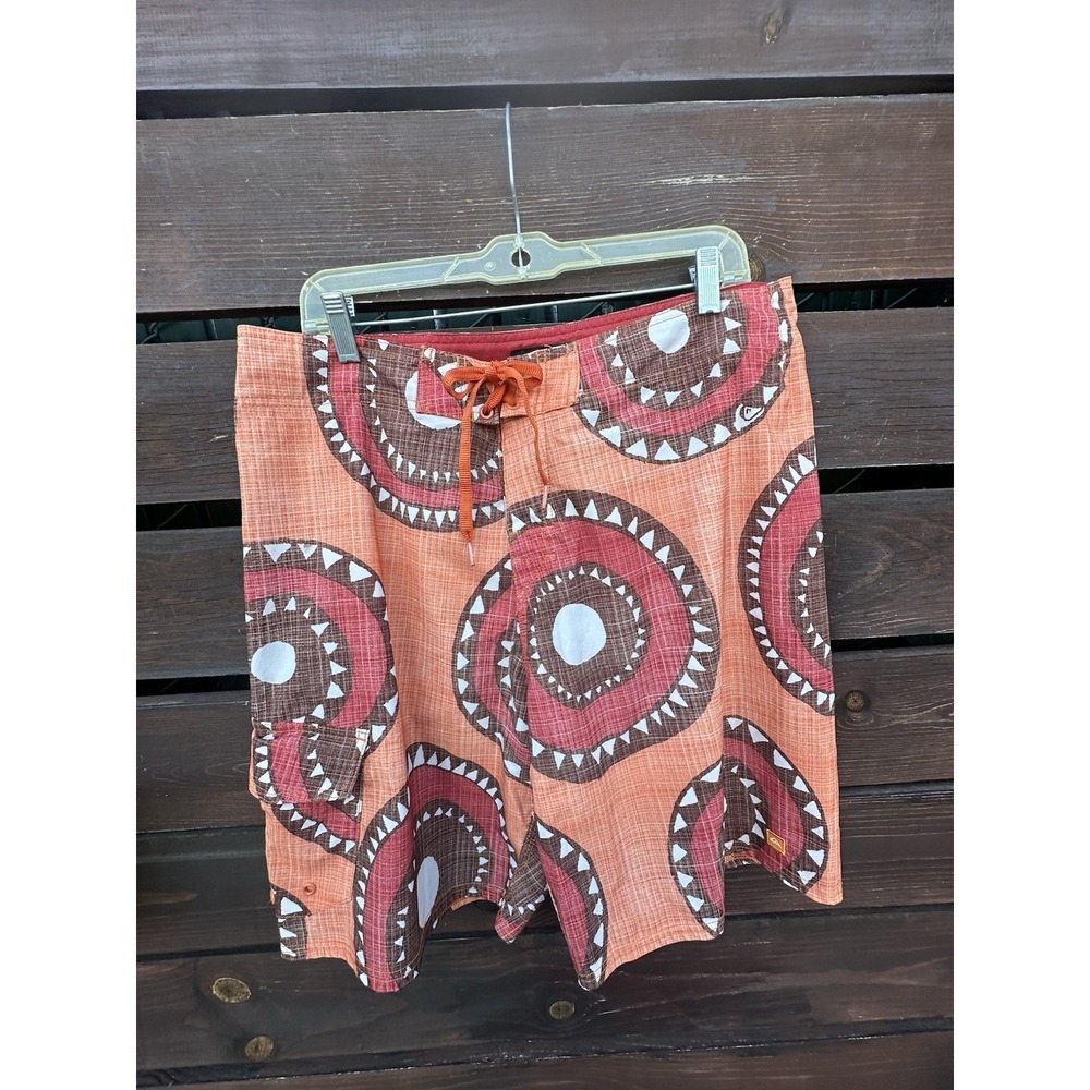 Quiksilver Tribal Print Hawaii Men's Boardshorts Size 34